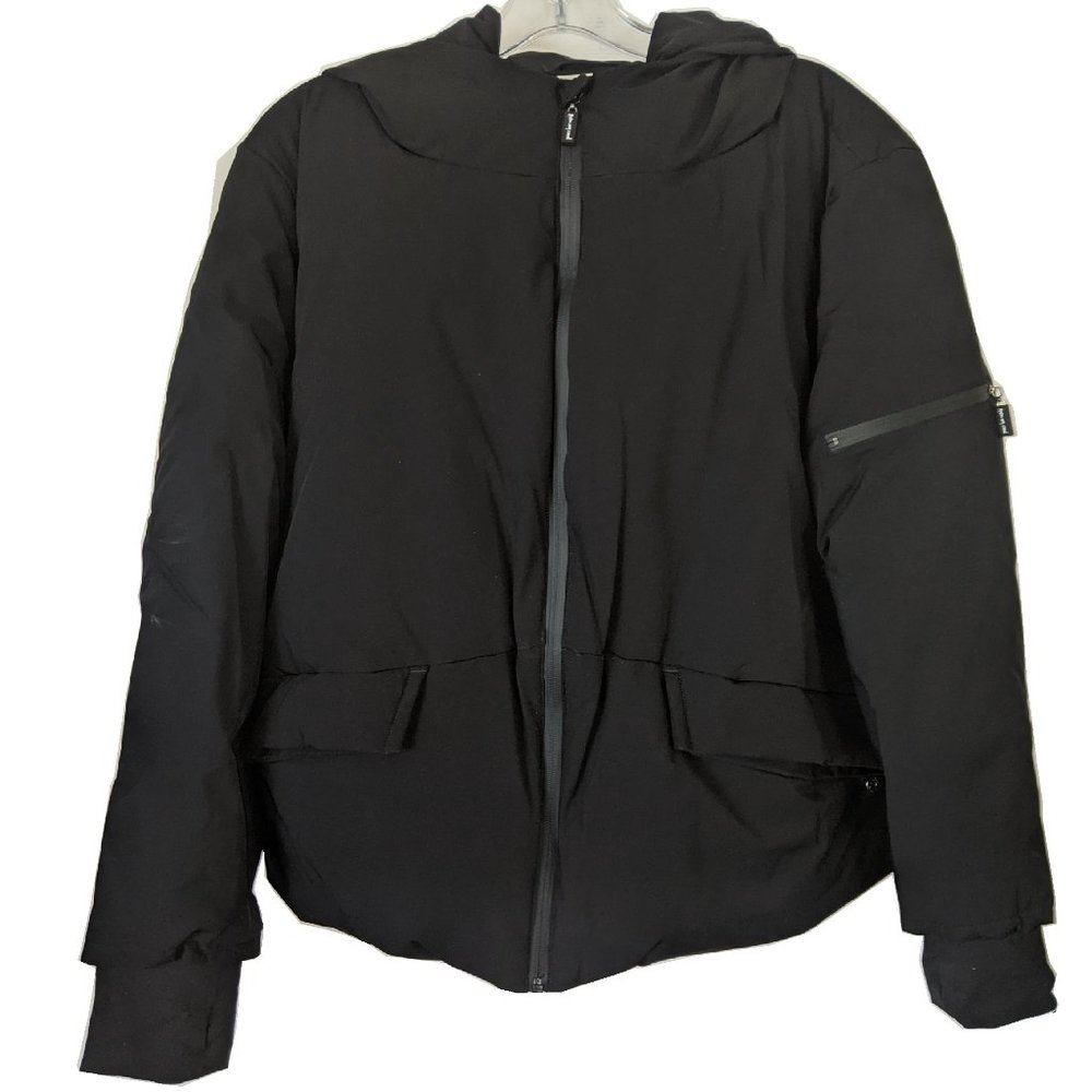 Peace Love World Short Puffer Jacket